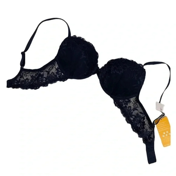 Wingslove Navy Blue Lace Bra Size 36B - Picture 3 of 8